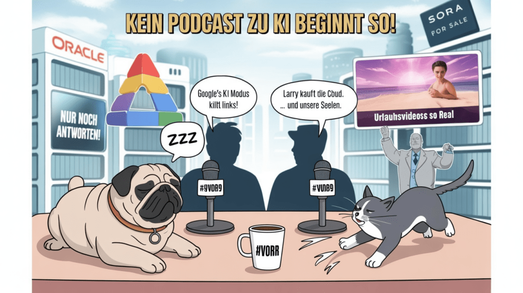 Zwischen Mops, Mikrofon und Machtfrage – Erkenntnisse aus der KI-Show von&nbsp;#9vor9