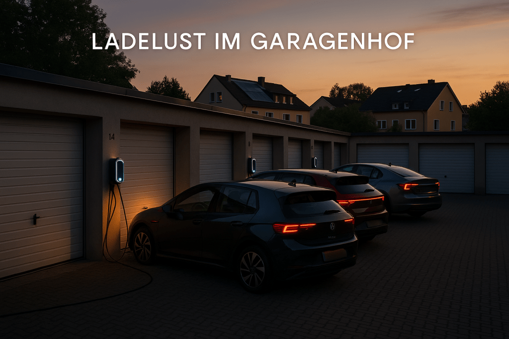 Zweieinhalb Jahre, 22 Garagen, 80 Ampere, 5 E-Autos #9vor9&nbsp;#Ladelust